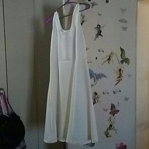 White Plus Size Dress